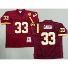 Men's Washington Redskins #33 Sammy Baugh Red Throwback Jersey