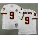 Men's Washington Redskins #9 Sonny Jurgensen White Throwback Jersey