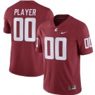 Men's Washington State Cougars Customized Limited Red College Football Jersey