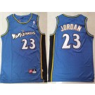 Men's Washington Wizards #23 Michael Jordan Blue Throwback Swingman Jersey