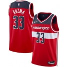 Men's Washington Wizards #33 Kyle Kuzma Red Heat Press Jersey