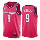 Men's Washington Wizards #9 Deni Avdija Pink City Icon Heat Press Jersey