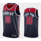 Men's Washington Wizards Customized Navy 2021 Statememt Stitched Swingman Jersey