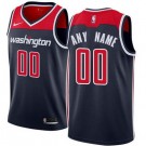 Men's Washington Wizards Customized Navy Statememt Stitched Swingman Jersey