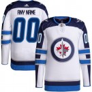 Men's Winnipeg Jets Customized White Authentic Jersey