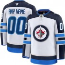 Men's Winnipeg Jets Customized White Fanatics Authentic Jersey