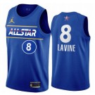Men's Zach Lavine Blue 2021 All Star Hot Press Jersey