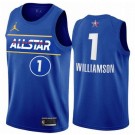 Men's Zion Williamson Blue 2021 All Star Hot Press Jersey