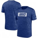 New York Giants Marled Stadium Heathered Printed T Shirt 200804