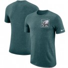 Philadelphia Eagles Marled Stadium Heathered Printed T Shirt 200820