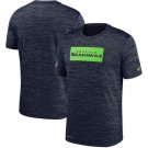 Seattle Seahawks Marled Stadium Heathered Printed T Shirt 200825