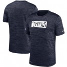 Tennessee Titans Marled Stadium Heathered Printed T Shirt 200819