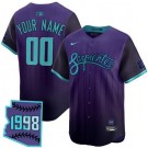 Toddler Arizona Diamondbacks Customized Purple 2025 City Connect Limited Jersey
