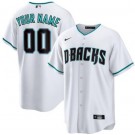 Toddler Arizona Diamondbacks Customized White Alternate Cool Base Jersey