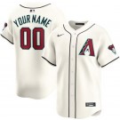 Toddler Arizona Diamondbacks Customized Cream Limited Jersey