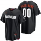 Toddler Baltimore Orioles Customized Black City Connect Cool Base Jersey