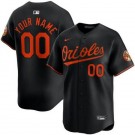Toddler Baltimore Orioles Customized Black Limited Jersey
