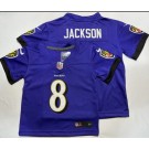 Toddler Baltimore Ravens #8 Lamar Jackson Limited Purple Vapor Jersey