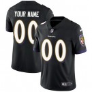 Toddler Baltimore Ravens Customized Limited Black Vapor Jersey