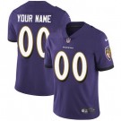 Toddler Baltimore Ravens Customized Limited Purple Vapor Jersey