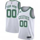 Toddler Boston Celtics Cusotm White 75th Anniversary Icon Swingman Jersey