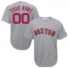 Toddler Boston Red Sox Customized Gray Cool Base Jersey