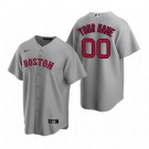Toddler Boston Red Sox Customized Gray Road 2020 Cool Base Jersey