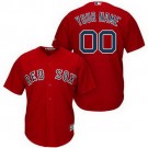 Toddler Boston Red Sox Customized Red Cool Base Jersey