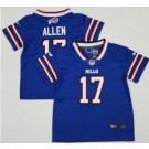 Toddler Buffalo Bills #17 Josh Allen Limited Blue Vapor Jersey