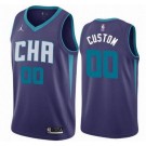 Toddler Charlotte Hornets Customized Purple Statement Icon Swingman Jersey