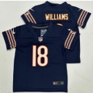 Toddler Chicago Bears #18 Caleb Williams Limited Navy Vapor Jersey