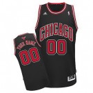 Toddler Chicago Bulls Customized Black Icon Swingman Adidas Jersey