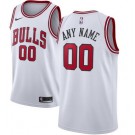 Toddler Chicago Bulls Customized White Icon Swingman Jersey