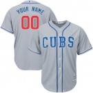 Toddler Chicago Cubs Customized Gray 2 Cool Base Jersey