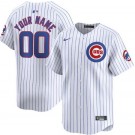 Toddler Chicago Cubs Customized White Limited Jersey