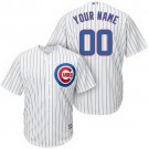 Toddler Chicago Cubs Customized White Stripes Cool Base Jersey