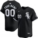 Toddler Chicago White Sox Customized Black Alternate Limited Jersey