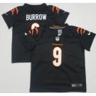 Toddler Cincinnati Bengals #9 Joe Burrow Limited Black Vapor Jersey