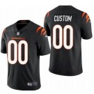 Toddler Cincinnati Bengals Customized Limited Black 2021 Vapor Jersey