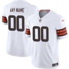 Toddler Cleveland Browns Customized Limited White FUSE Vapor Jersey