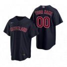 Toddler Cleveland Indians Customized Navy Alternate 2020 Cool Base Jersey