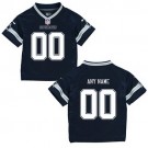 Toddler Dallas Cowboys Customized Game Navy Jersey