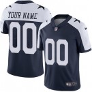 Toddler Dallas Cowboys Customized Limited Navy Thanksgiving Vapor Jersey