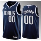 Toddler Dallas Mavericks Customized Navy 2022 Customized Icon Swingman Jersey