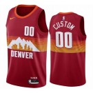 Toddler Denver Nuggets Customized Red 2021 City Icon Swingman Jersey
