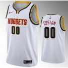 Toddler Denver Nuggets Customized White Icon Swingman Jersey