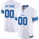 Toddler Detroit Lions Customized Limited White 2024 FUSE Vapor Jersey