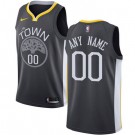 Toddler Golden State Warriors Customized Black Icon Swingman Jersey