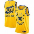 Toddler Golden State Warriors Customized Yellow Classic Icon Swingman Jersey