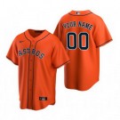 Toddler Houston Astros Customized Orange Alternate 2020 Cool Base Jersey